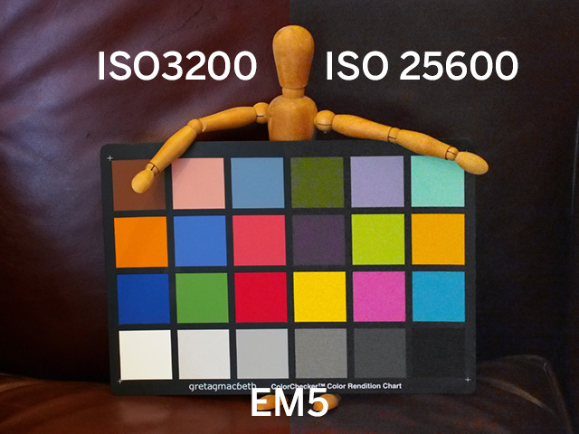 EM-5 High ISO color shift by Photographer Thomas Kachadurian