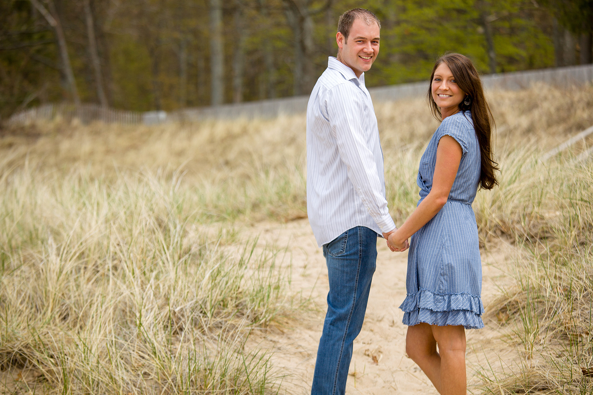 An Old Mission Engagement by photographer Thomas Kachadurian